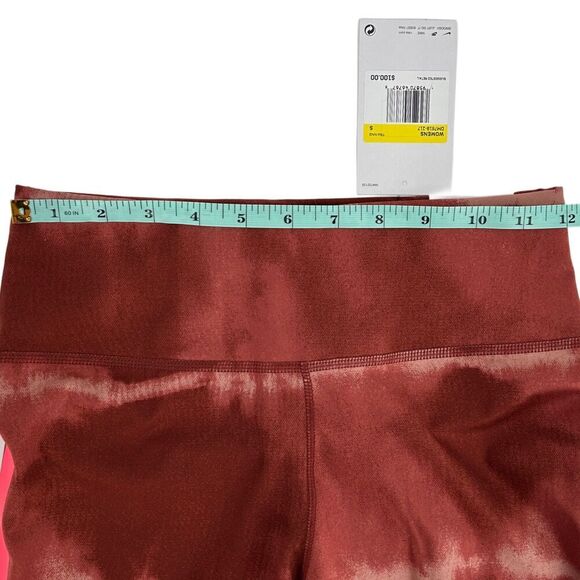 Nike Dri-Fit One Luxe Mid-Rise Oxen Brown Maroon Leggings NWT Small - Picture 12 of 15
